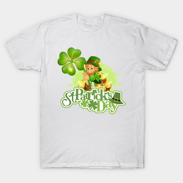 St. Patrick's Day T-Shirt by Nilyad